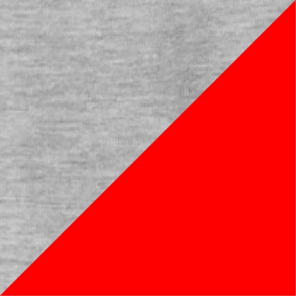 Heather Grey/Red