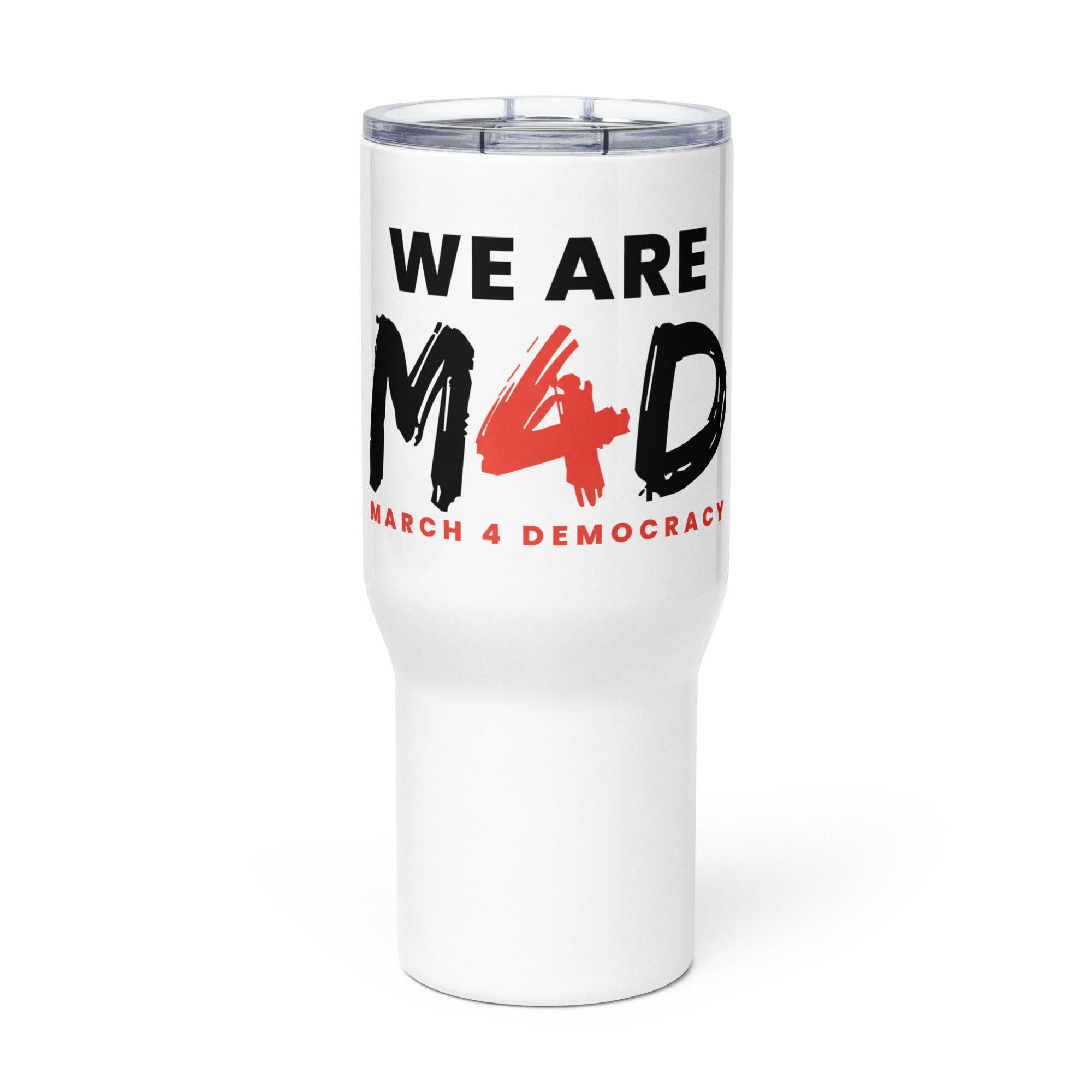 Supporter march for democracy and voting rights at March 4 Democracy event.