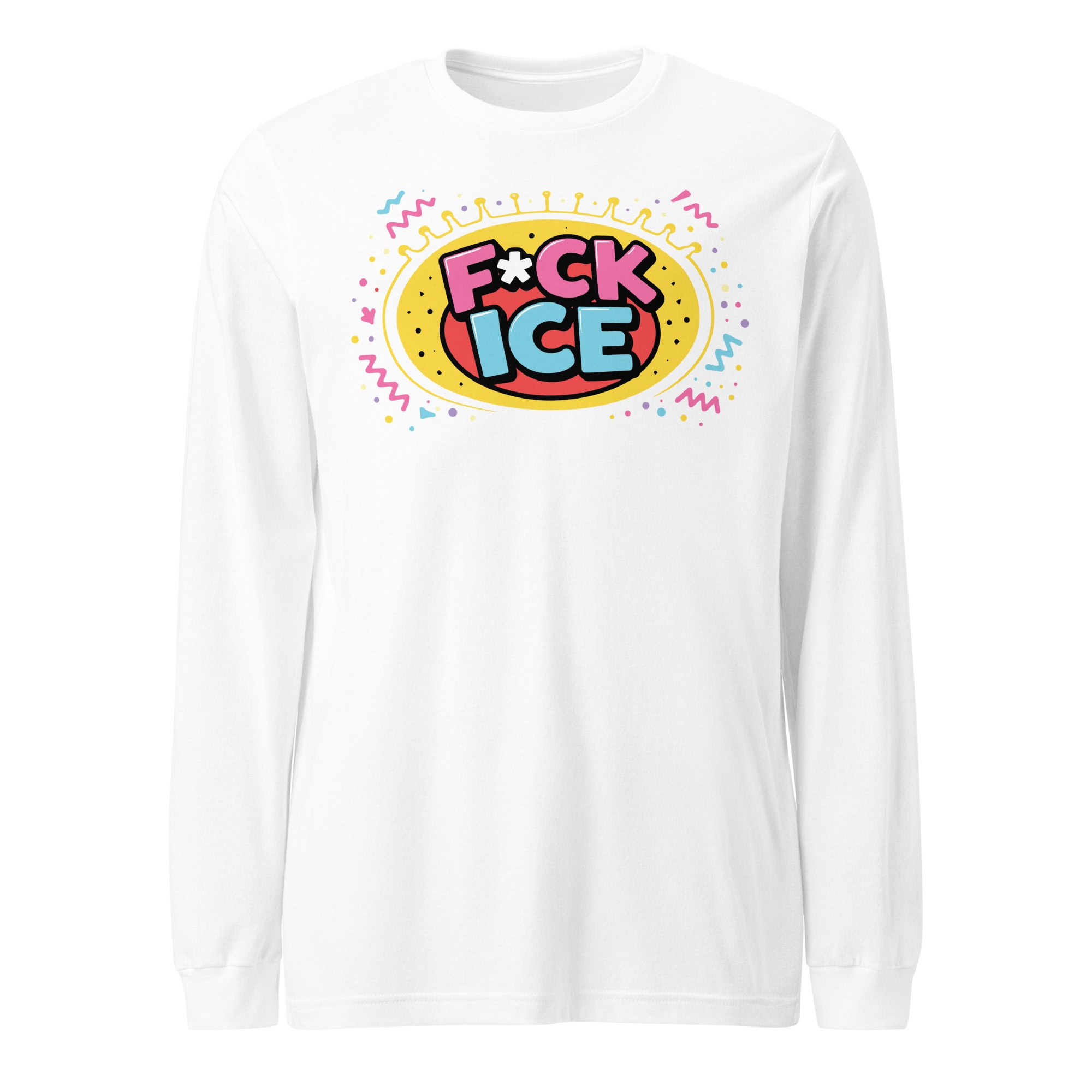 F*ck Ice sweatshirt promoting protest and democracy support, bold statement apparel.